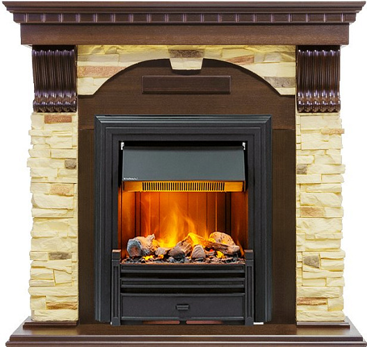 Dimplex Dublin очаг Brookline Black венге/сланец белый_3