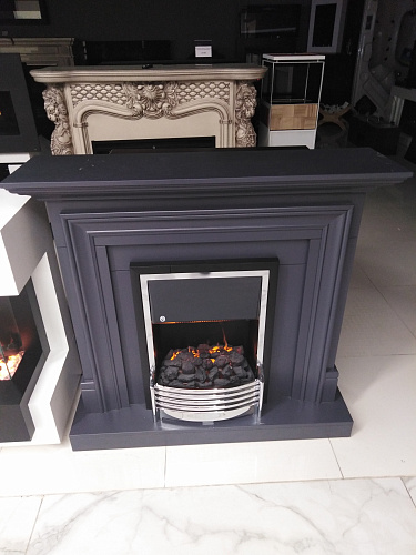 Каминокомплект Bradford с очагом Flagstaff серый (выставочный образец)_3