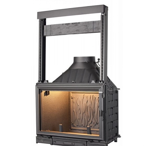 Топка sunflam с открытием двери в сторону, с дефлектором_1